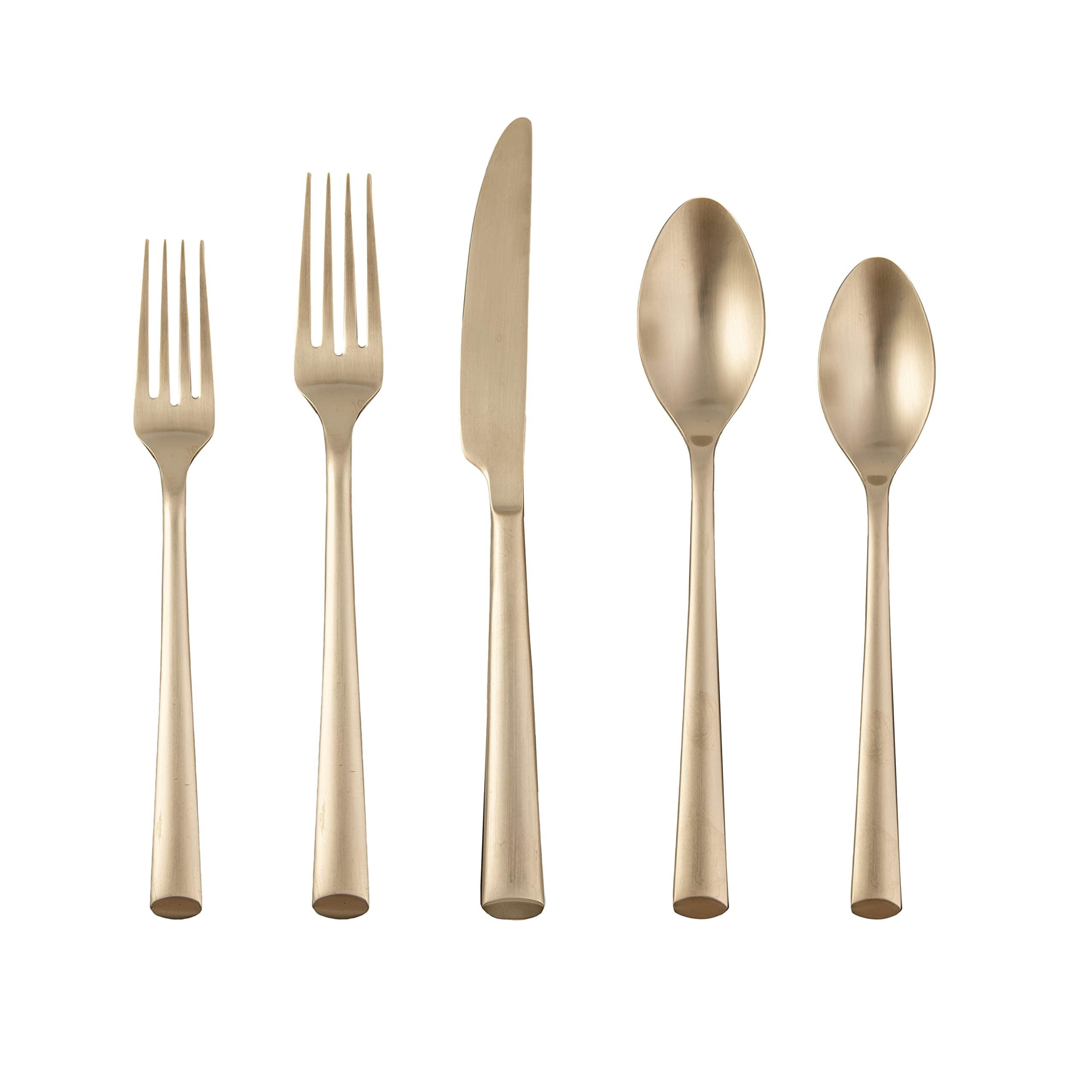 20pc Gilda Champagne Satin Flatware Set - Cambridge Silversmiths