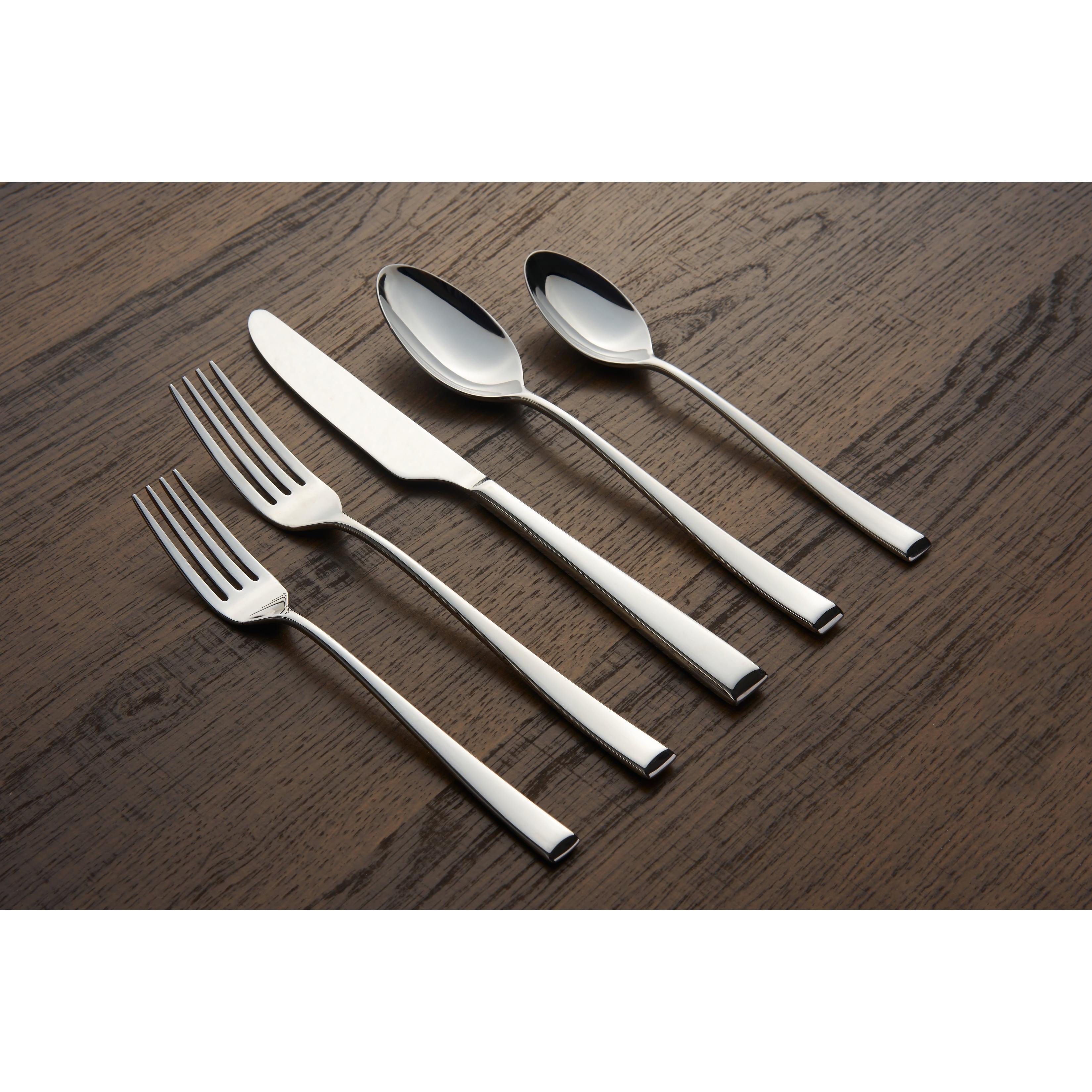 Marlise Mirror 20-Piece Stainless Steel Flatware Set