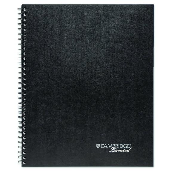 Cambridge Wirebound Business Notebook, Legal Ruled, 8.25" x 11", 80 Sheets, Gray
