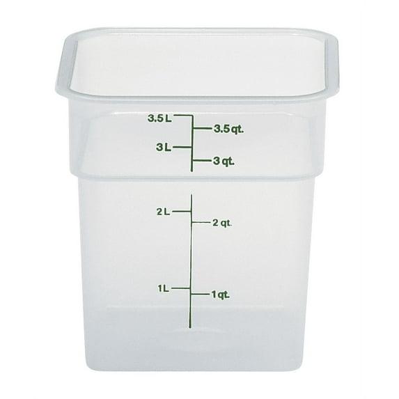 Cambro Translucent 4QT Square Food Container 4SFSPP190