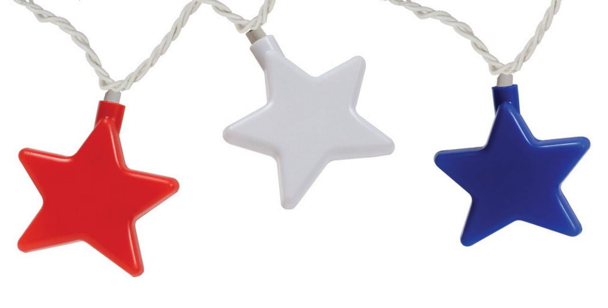 Camco 42656 Party Lights for RV Awnings, Patriotic Stars