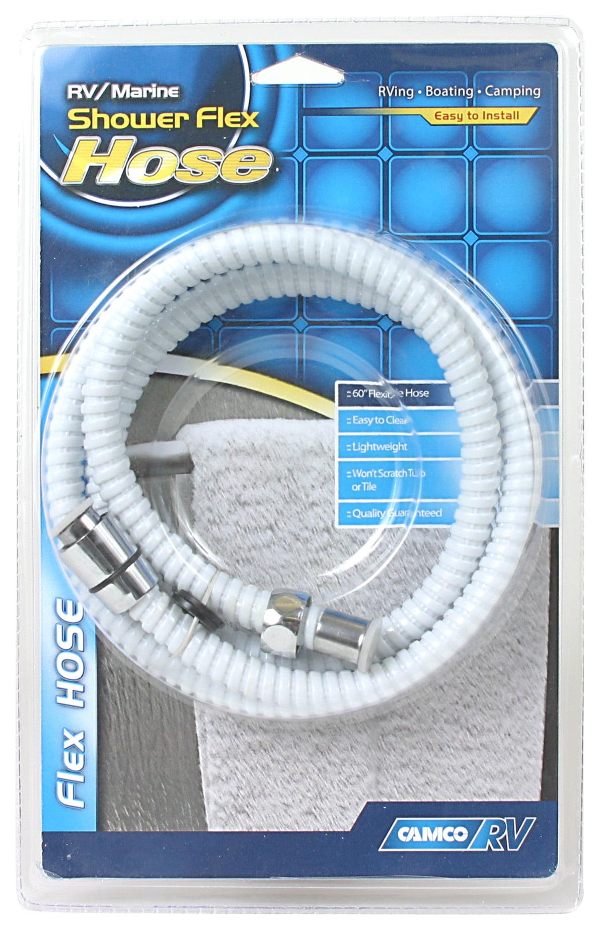 Camco  43717; 60 Shower Flex Hose (White)