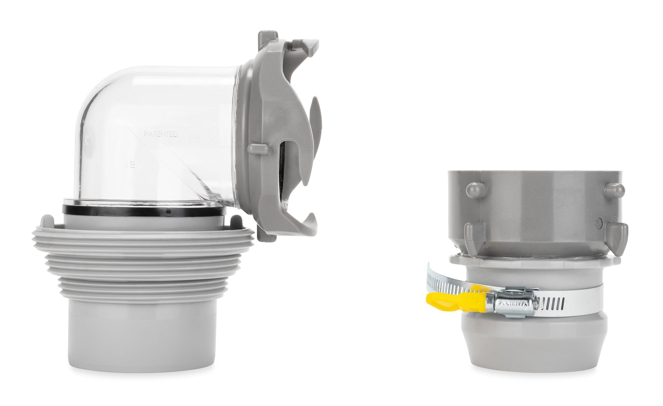 Camco 4-in-1 Hose Adapter with Bayonet Elbow and Lug Fitting (39214)