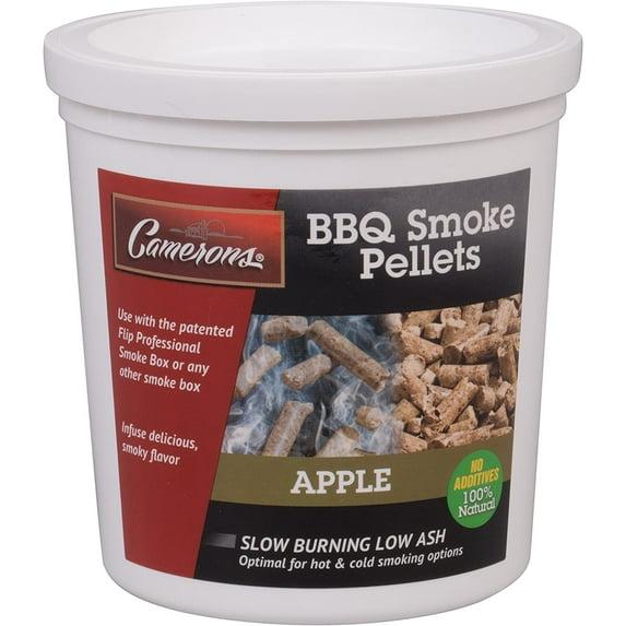 Camerons Smoking Wood Pellets (Apple, 1 Pint)- Kiln Dried BBQ Pellets- 100% All Natural Barbecue Smoker Chips- for Pellot Smokers and Pellet Grills - Easy Combustion, Infuse Smokey Flavor