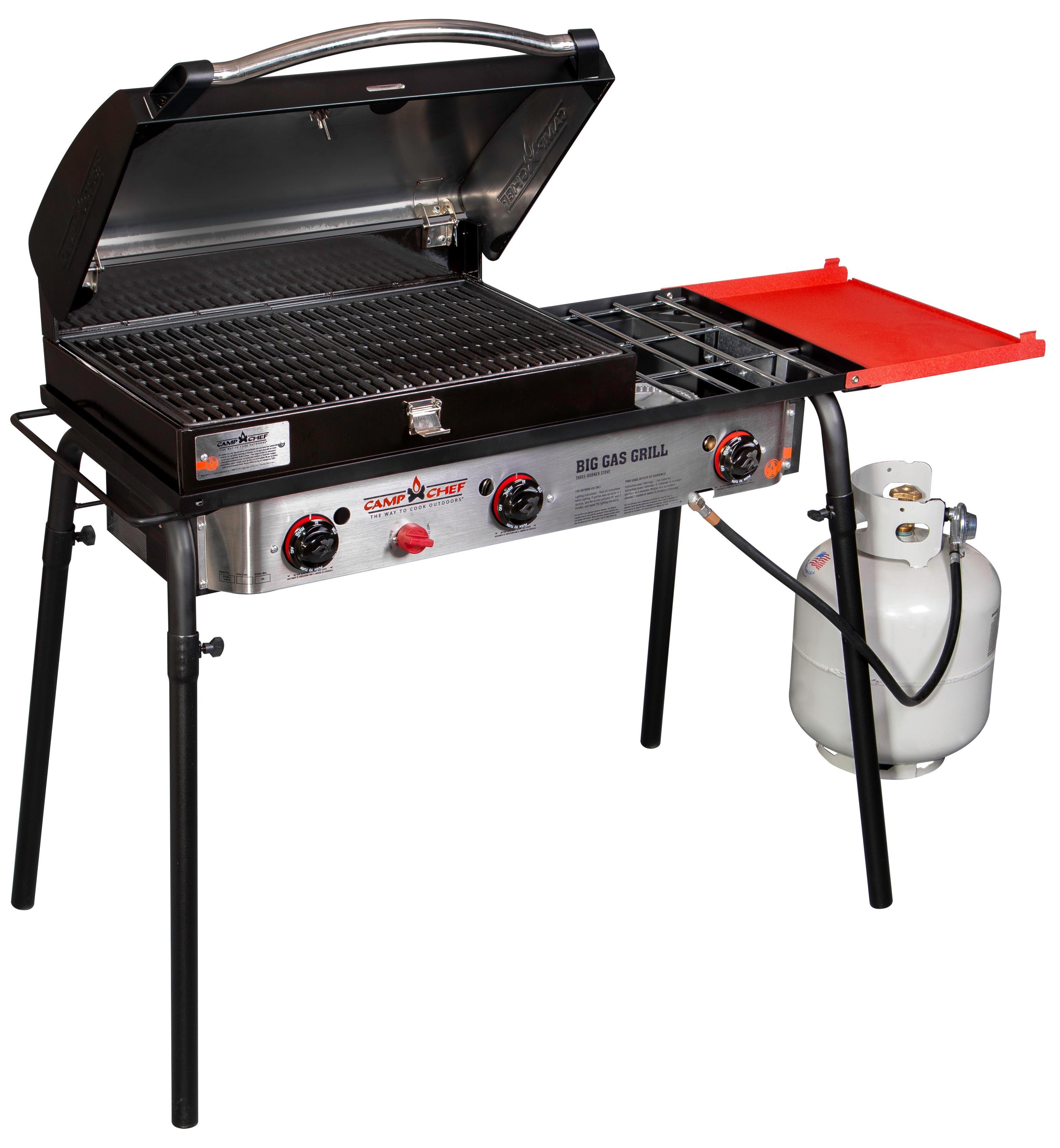 Camp Chef 3-Burner Propane Outdoor Grill with BBQ Box