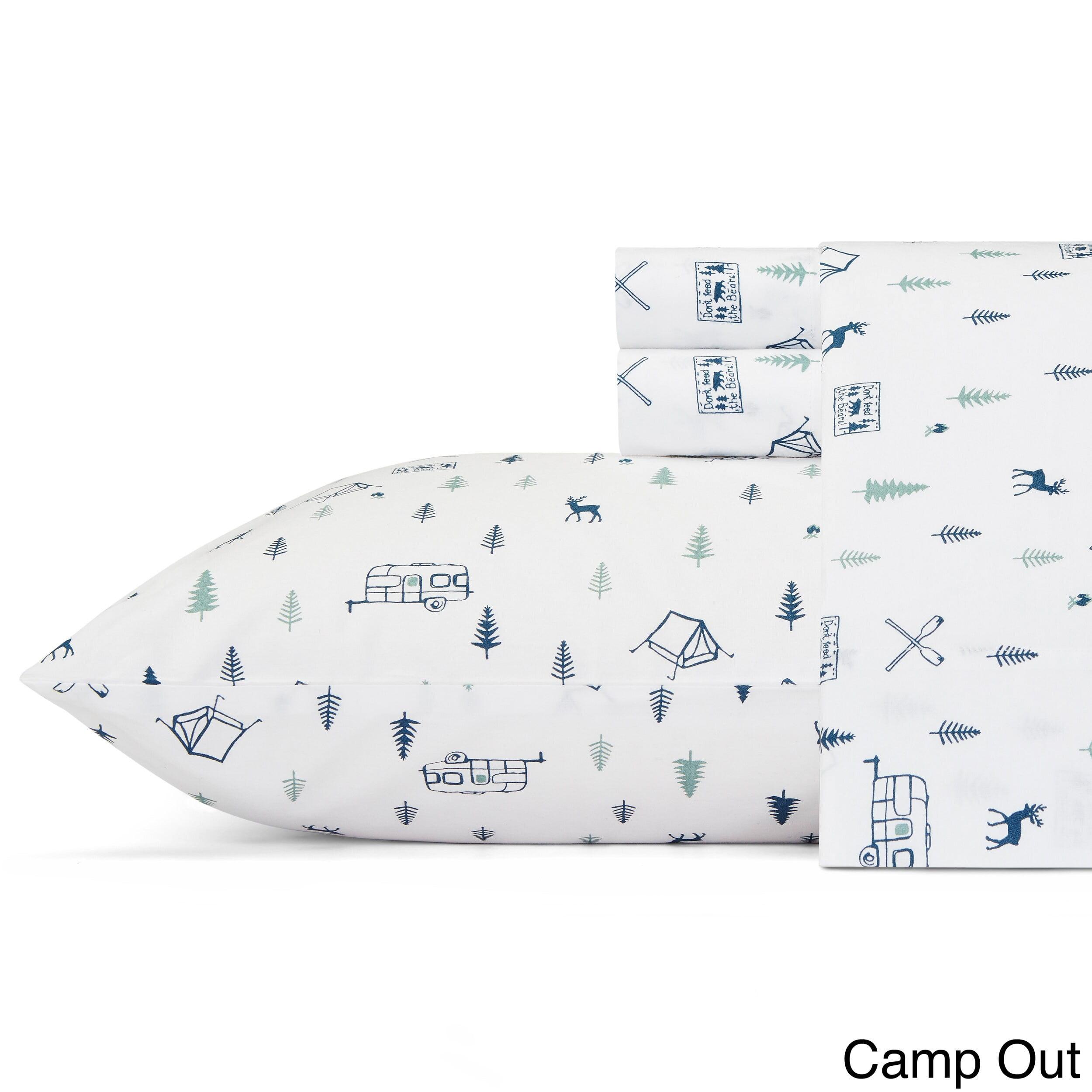 Campout Blue Sheet Set by Eddie Bauer