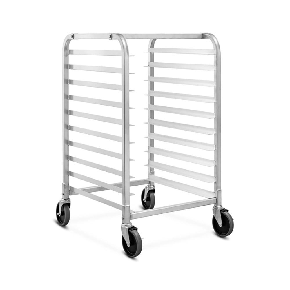 Costway 10 Sheet Aluminum Bakery Rack Silver Commercial Cookie Bun Pan Kitchen W/Wheel