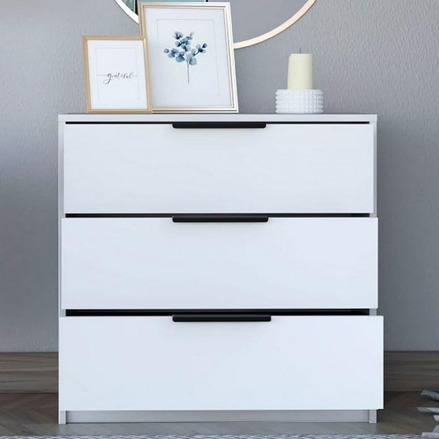 Kaia 3 Drawers Dresser, Superior Top