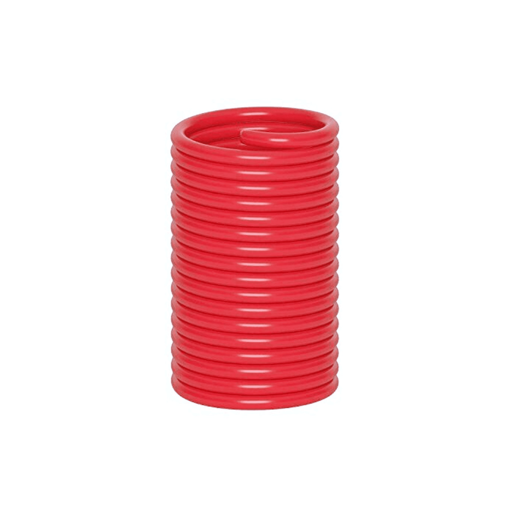 Eclipse - Candle by The Hour (20559RR) 80-Hour Refill Pliable Beeswax Coil - Red  Cinnamon-Scented