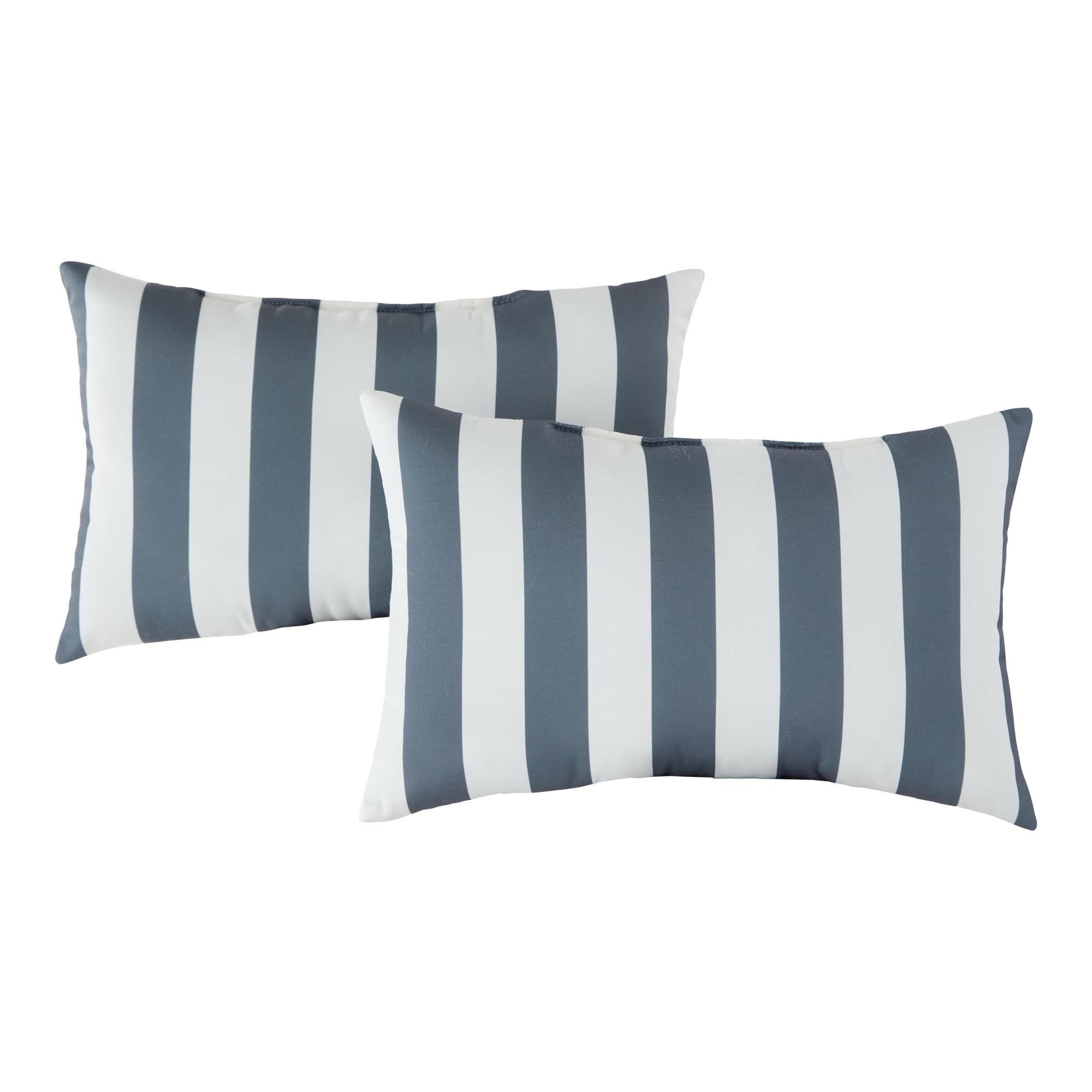 Indoor/Outdoor Reversible Throw Pillow