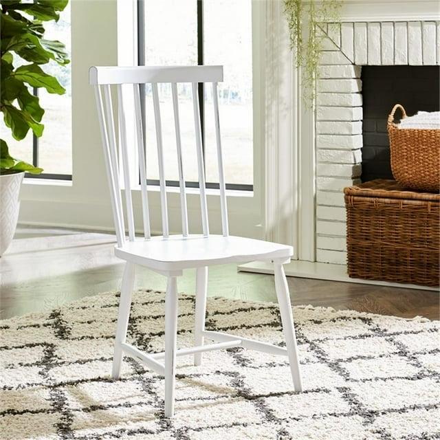 Capeside Cottage Spindle Back Side Chair - White (RTA)