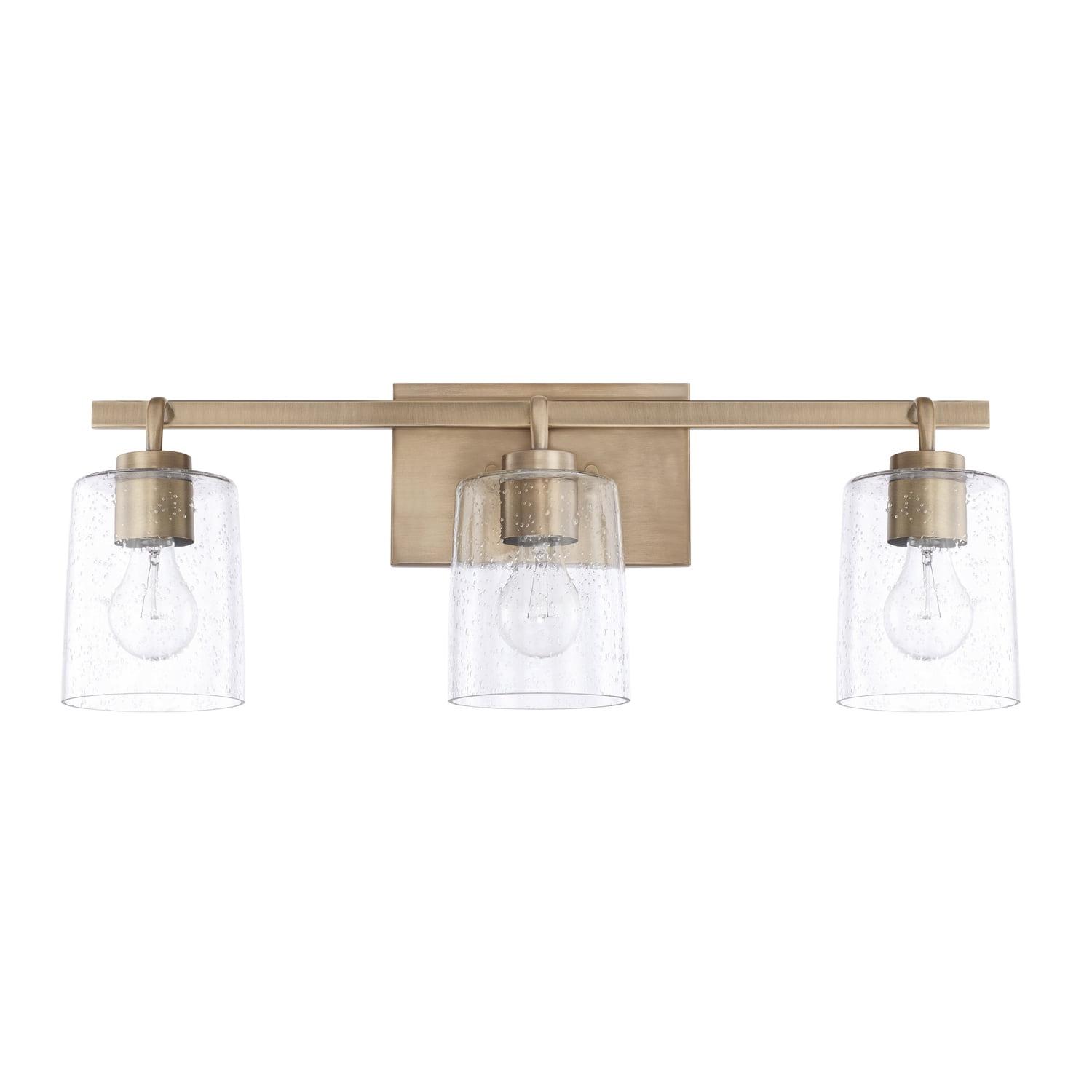 Capital Lighting 128531-449 Greyson 3 Light 25" Wide Bathroom Vanity Light - Brass