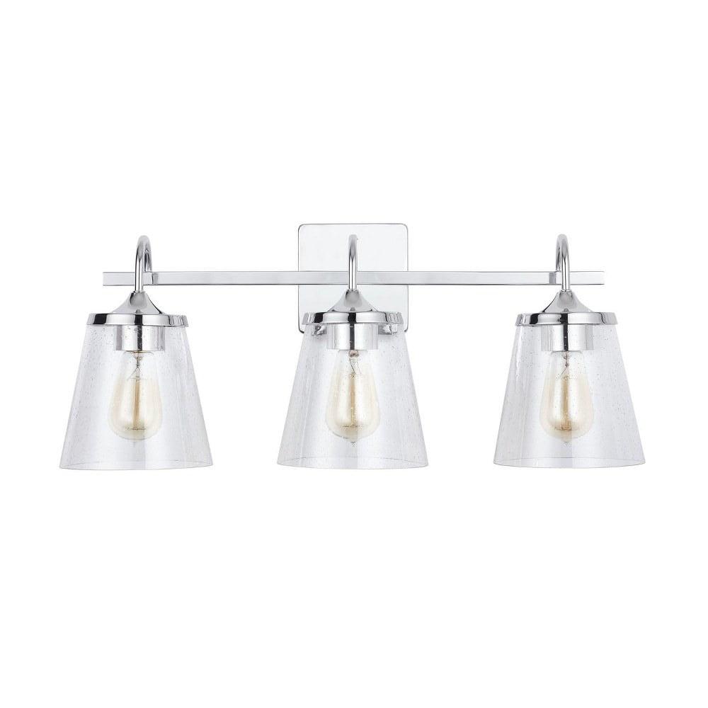 Capital Lighting - 3 Light Transitional Bath Vanity Approved for Damp Locations