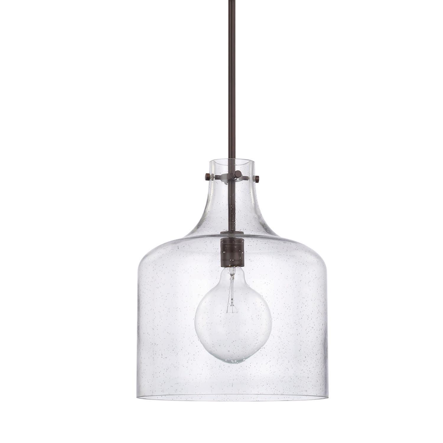 Capital Lighting 325712 1 Light 15" Tall Pendant - Bronze