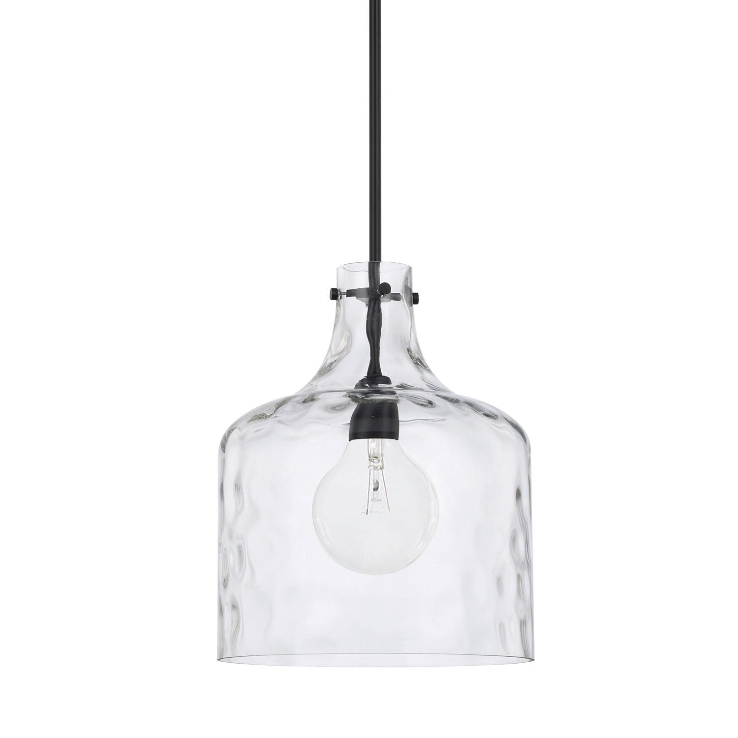 Capital Lighting 325717 1 Light 15" Tall Pendant - Black