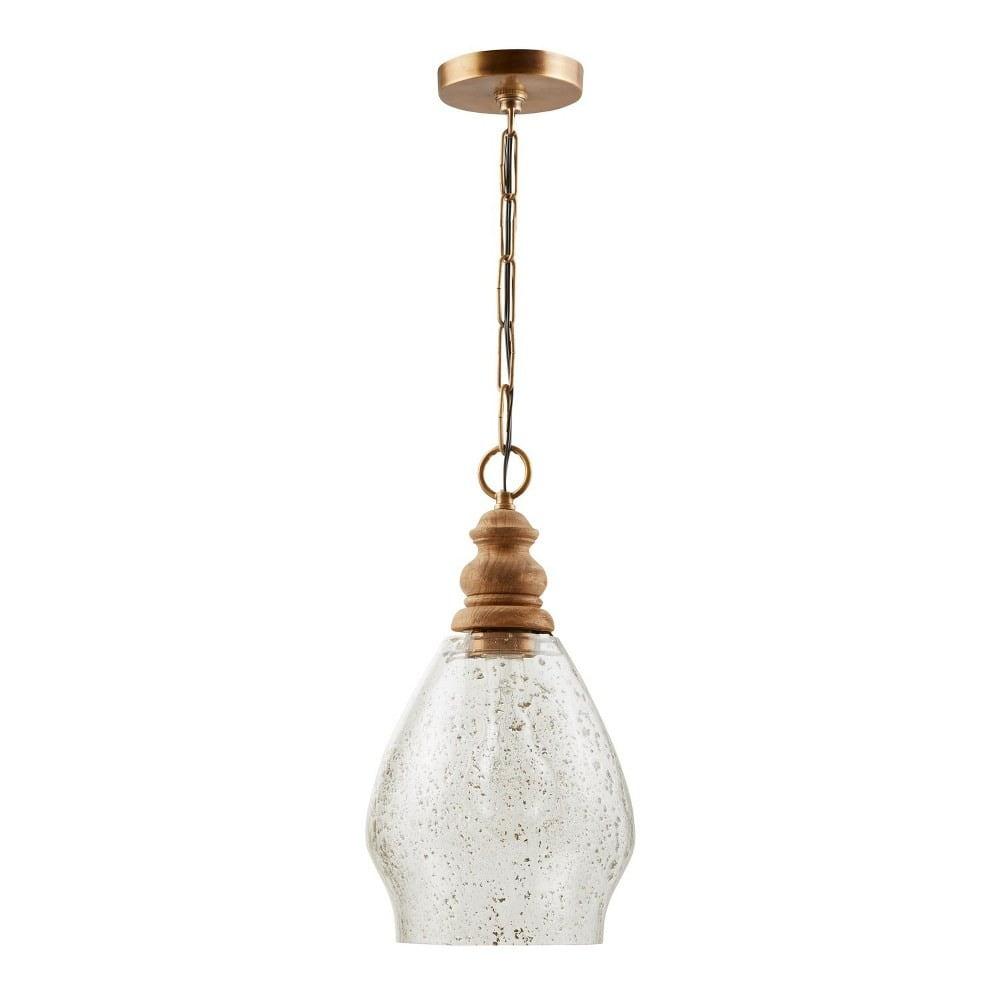 Capital Lighting 330413 16" Tall Mini Pendant - Light Wood