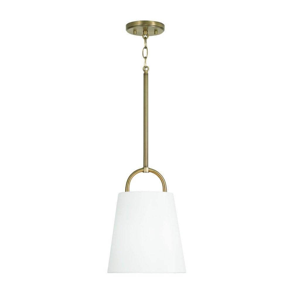 Capital Lighting Brody 1 - Light Pendant in  Aged Brass