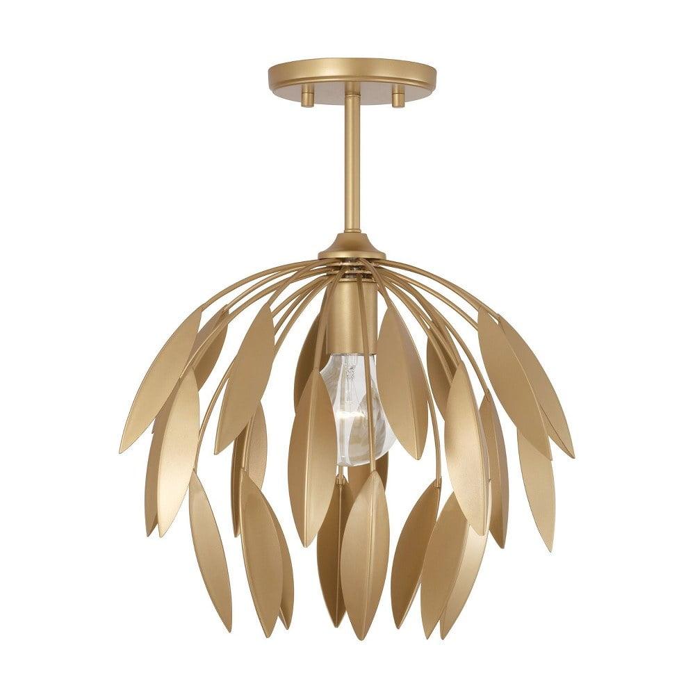 Capital Lighting Margeaux 1 - Light Pendant in  Buffed Gold