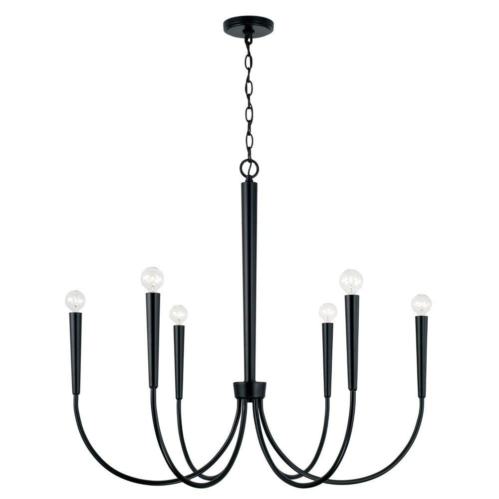 Capital Lighting 6 - Light Dimmable Classic / Traditional Chandelier