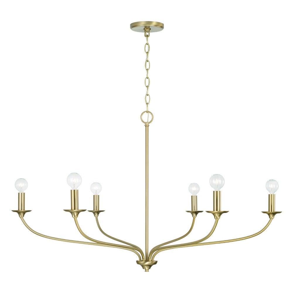 6 - Light Dimmable Classic / Traditional Chandelier