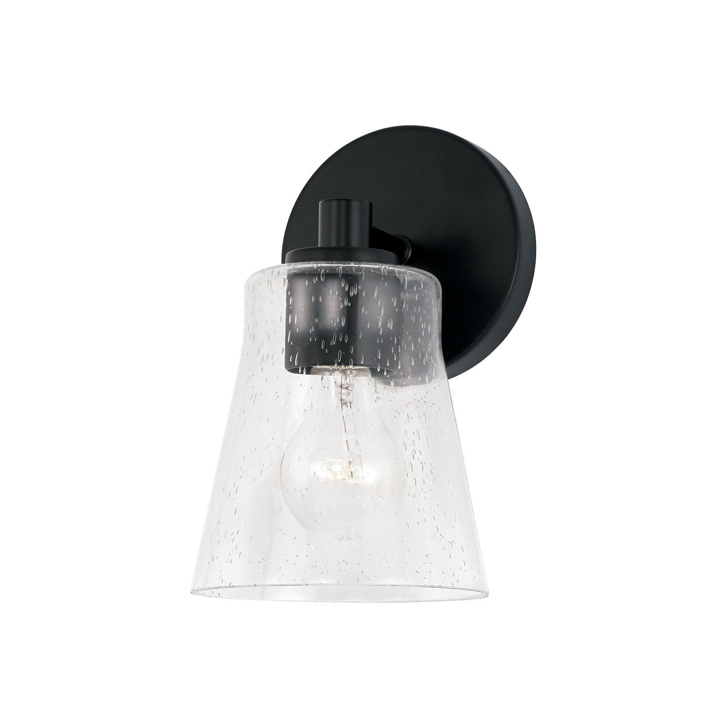 Capital Lighting 646911-533 Baker 9" Tall Wall Sconce - Black