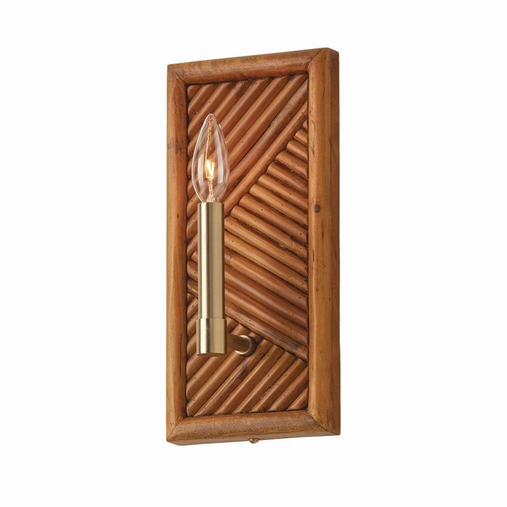 Capital Lighting Soleil 1 - Light Wall Light in  Matte Brass