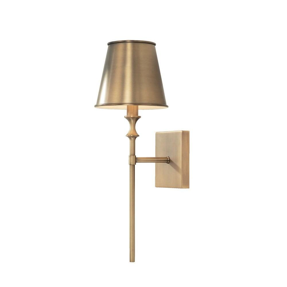 Capital Lighting Whitney 1 - Light Wall Light in  Aged Brass