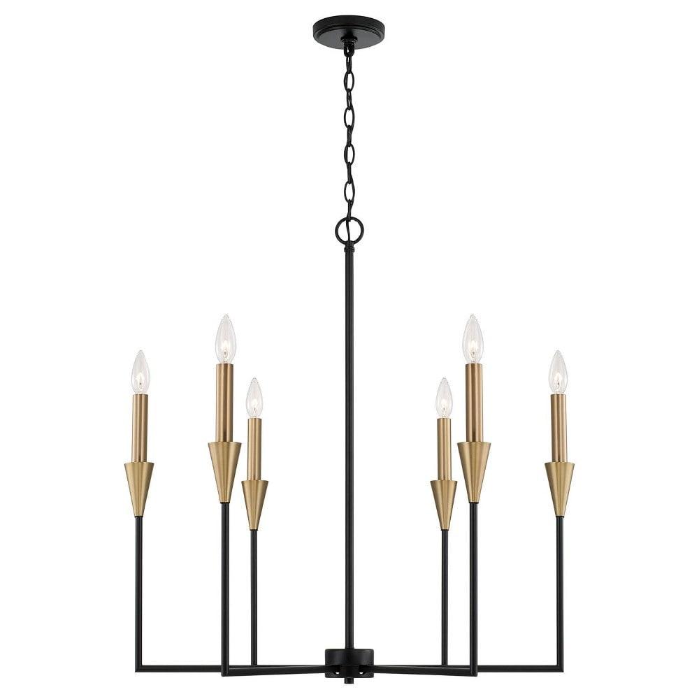 Capital Lighting Avant 6 - Light Dimmable Classic / Traditional Chandelier