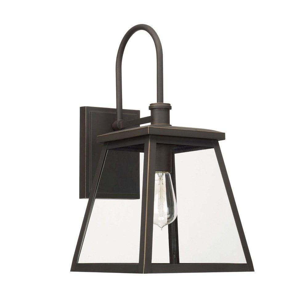 Wrentham Single Light Bell Outdoor Aluminum Wall Light