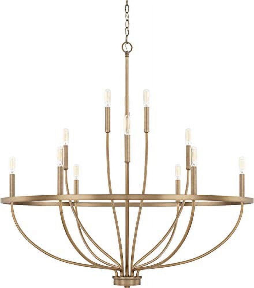 Capital Lighting 12 - Light Dimmable Empire Chandelier