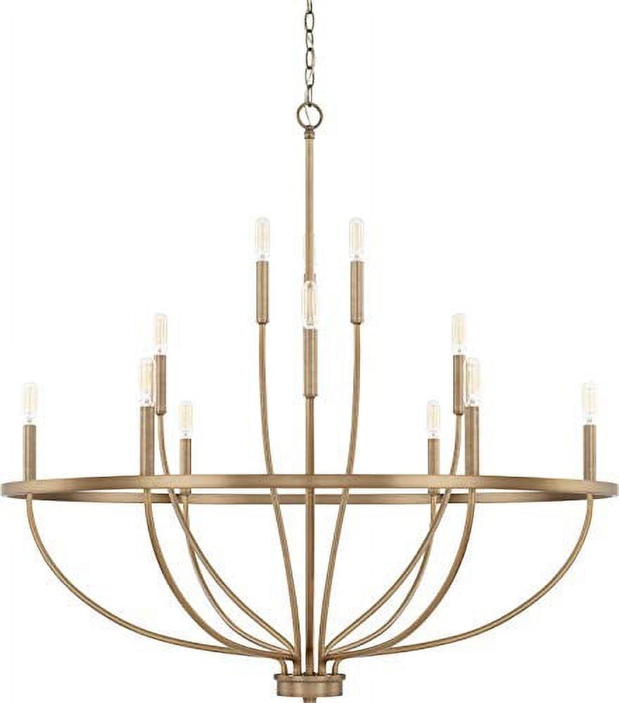 12 - Light Dimmable Empire Chandelier