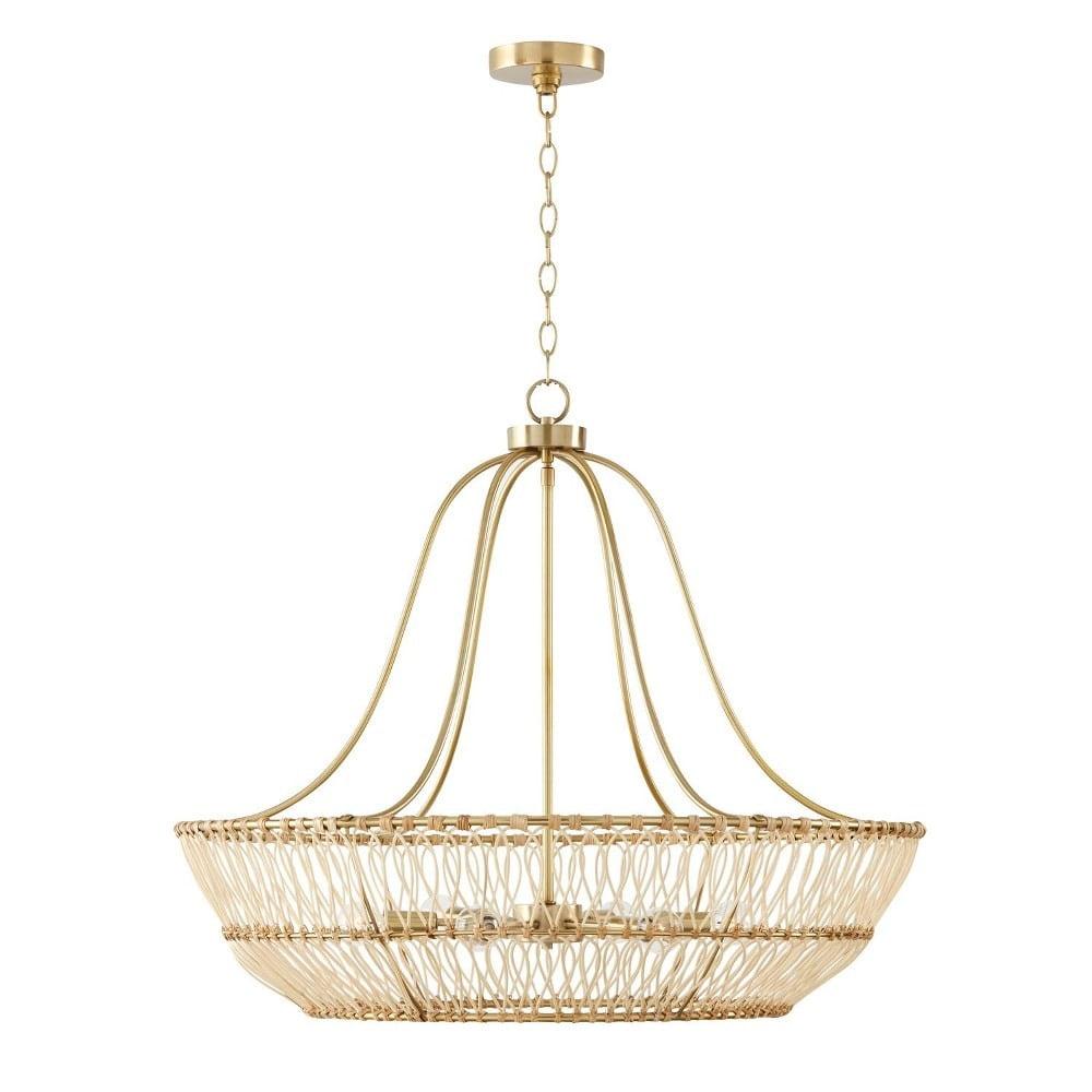 6 - Light Dimmable Empire Chandelier