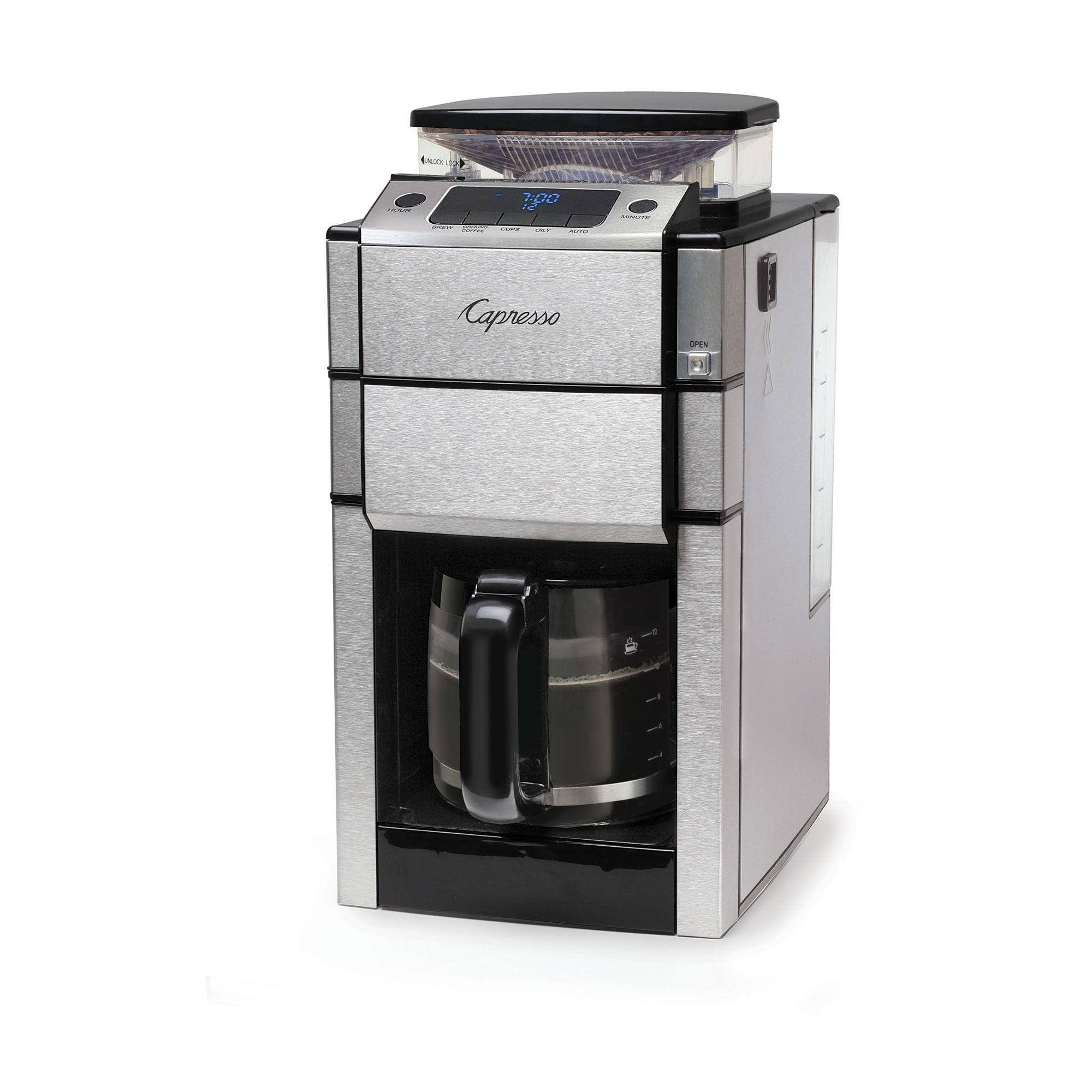 Capresso Team Pro Plus 12-Cup Coffee Maker with Glass Carafe