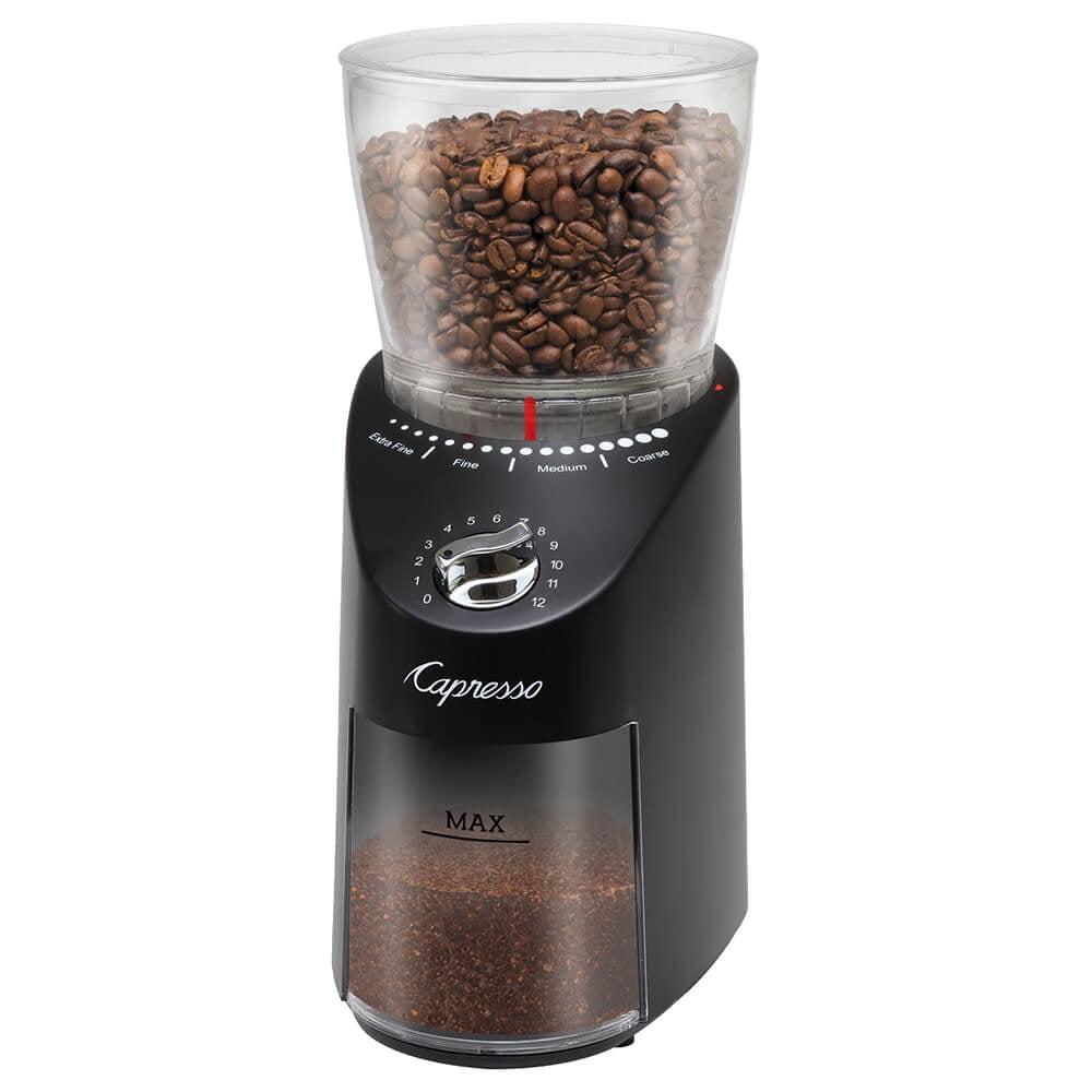 Capresso ® Infinity Plus Black Conical Burr Grinder