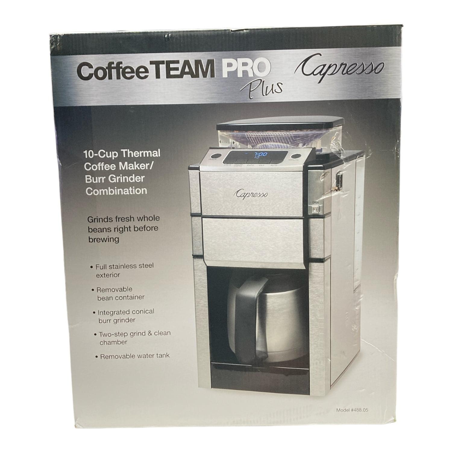 Stainless Steel 10-Cup Programmable Coffee Maker with Thermal Carafe