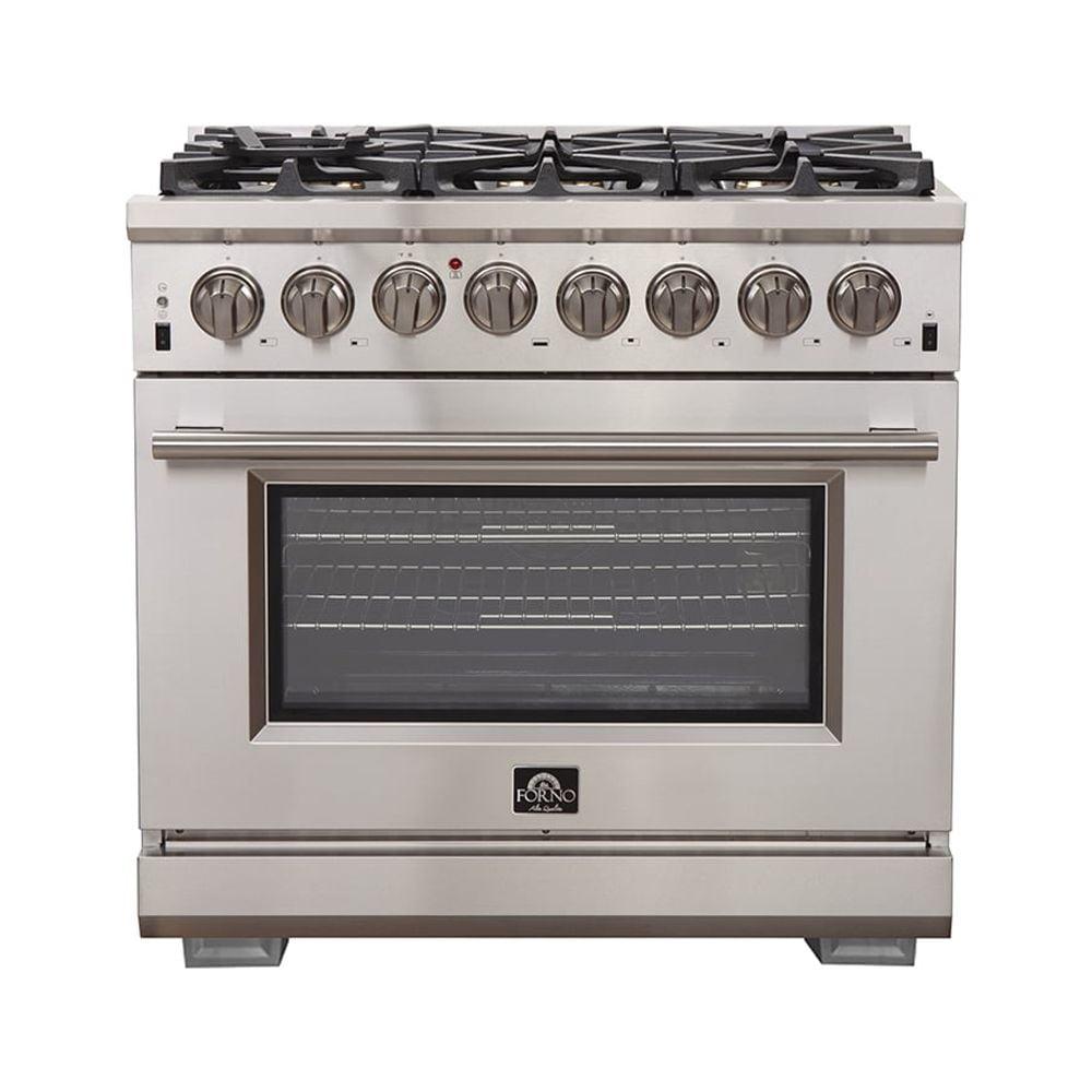 Capriasca - Titanium Professional 36" Freestanding Dual Fuel Range