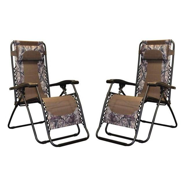 Caravan Canopy Fabric Patio Folding Chair Folding Chair Set (Set of 2)