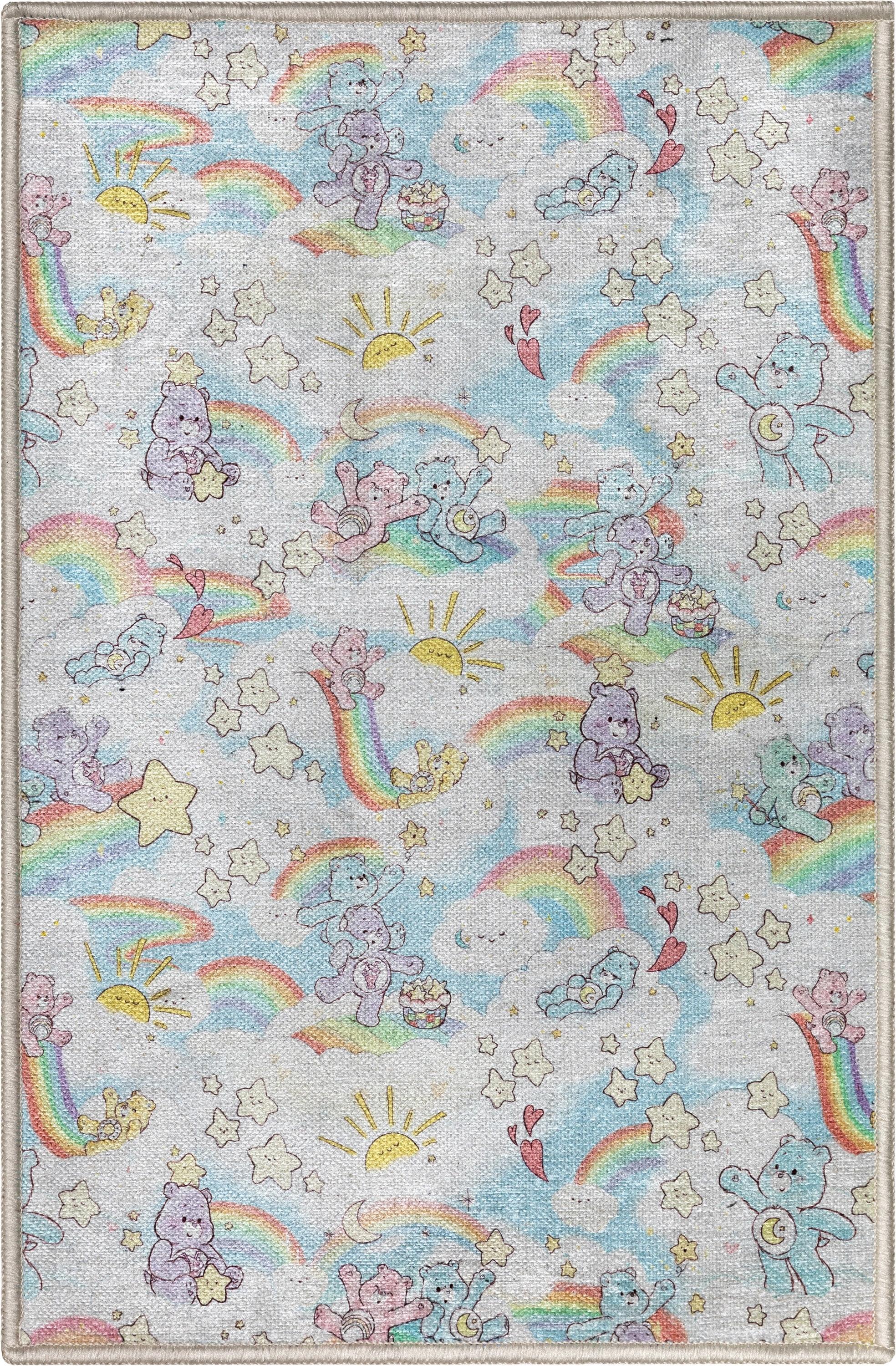 Care Bears Rainbows In The Sky 2' x 3' Multi Area Rug By Well Woven