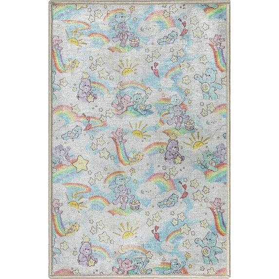 Care Bears Rainbows In The Sky 2' x 3' Multi Area Rug By Well Woven