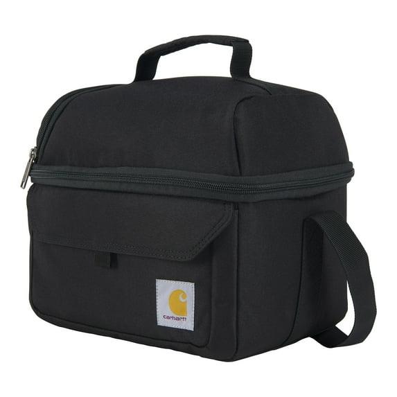 Carhartt Insulated 12 Can Two Compartment Lunch Cooler, One Size, Black