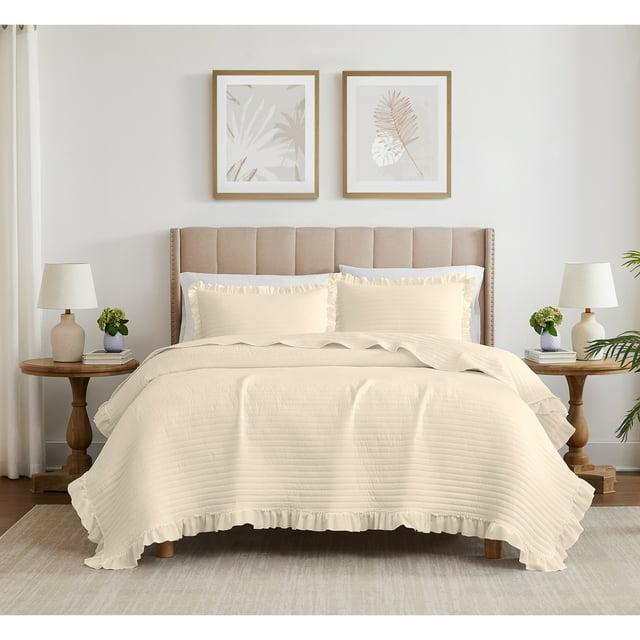 RT Designer's Collection Carla Polyester Channel Quilt Set