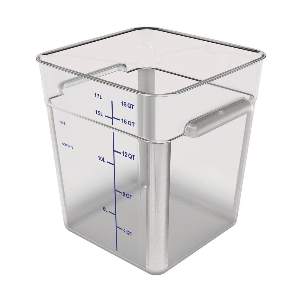 Carlisle Food Service Products Carlisle Food Service Products 1.5 Gallons Square Food Storage Container (Set of 6)