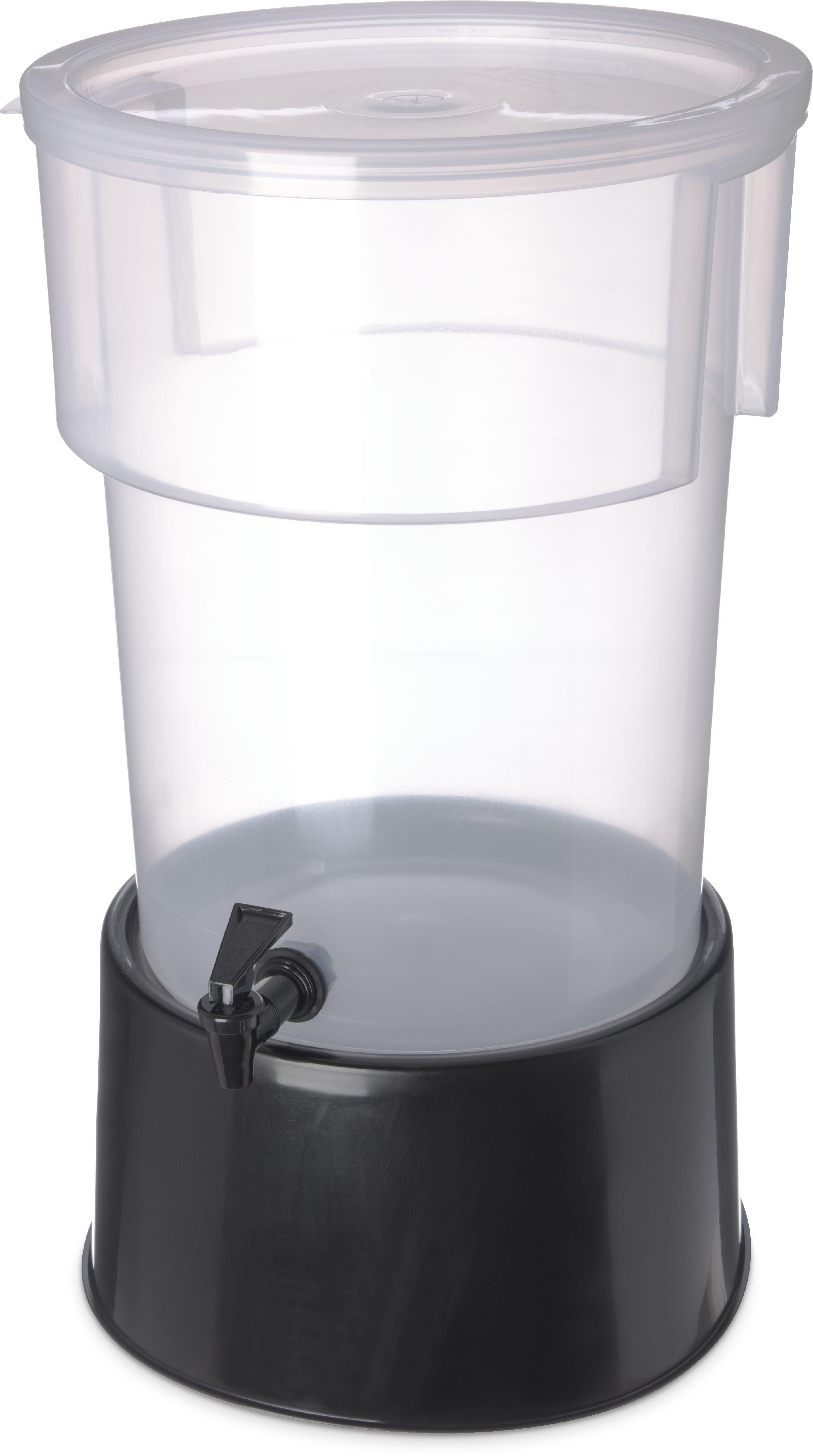 Carlisle 222903 Break-Resistant Beverage Dispenser with Base, 5 Gallon