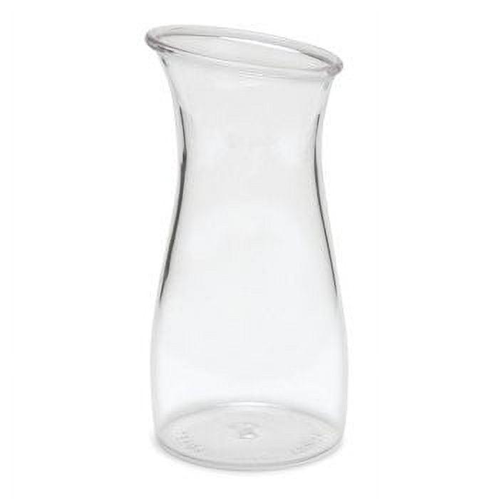 Clear Polycarbonate 22 oz Carafe with Angled Rim