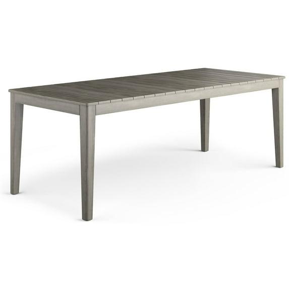 Simpli Home Carmel Rectangular Acacia Outdoor Dining Table