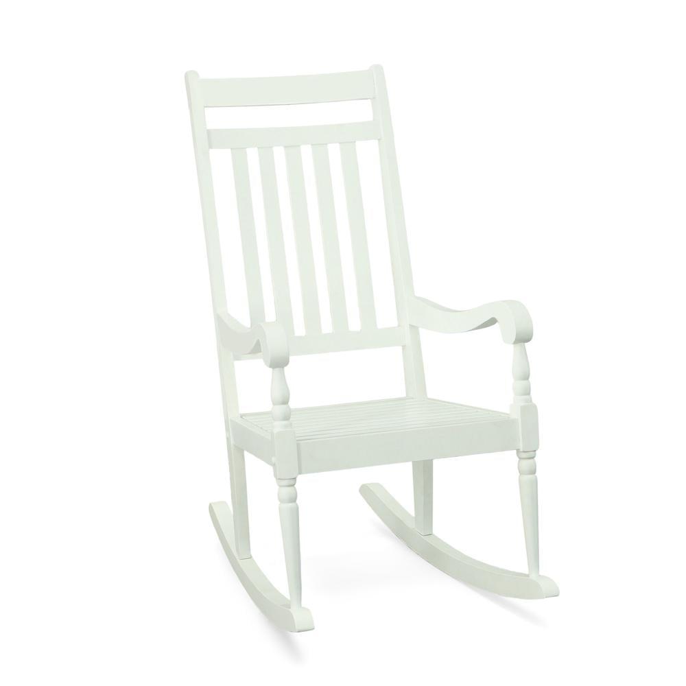 Belmont Slat Rocker Chair, White