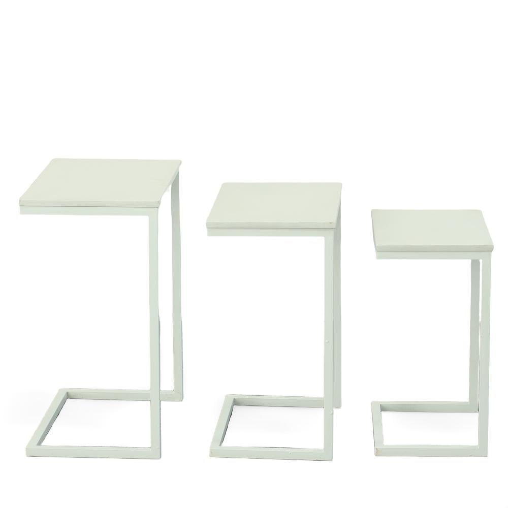 Carolina Living Caroline Nesting Table Set White