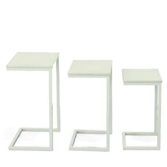 Carolina Living Caroline Nesting Table Set White