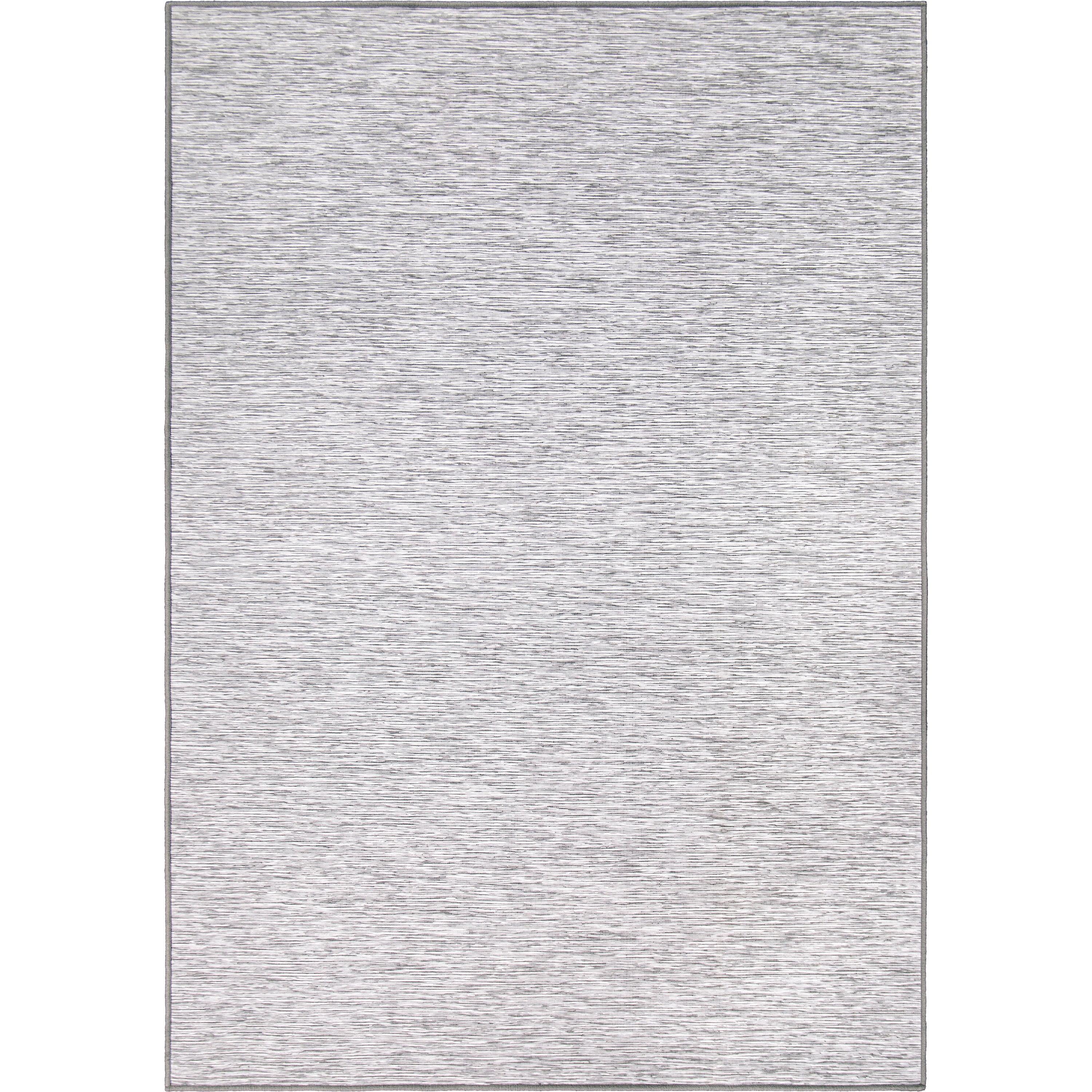 Carolina Weavers High-Lo Subtle Solid Indoor/Outdoor Area Rug 7'9"x10'10" - Gray