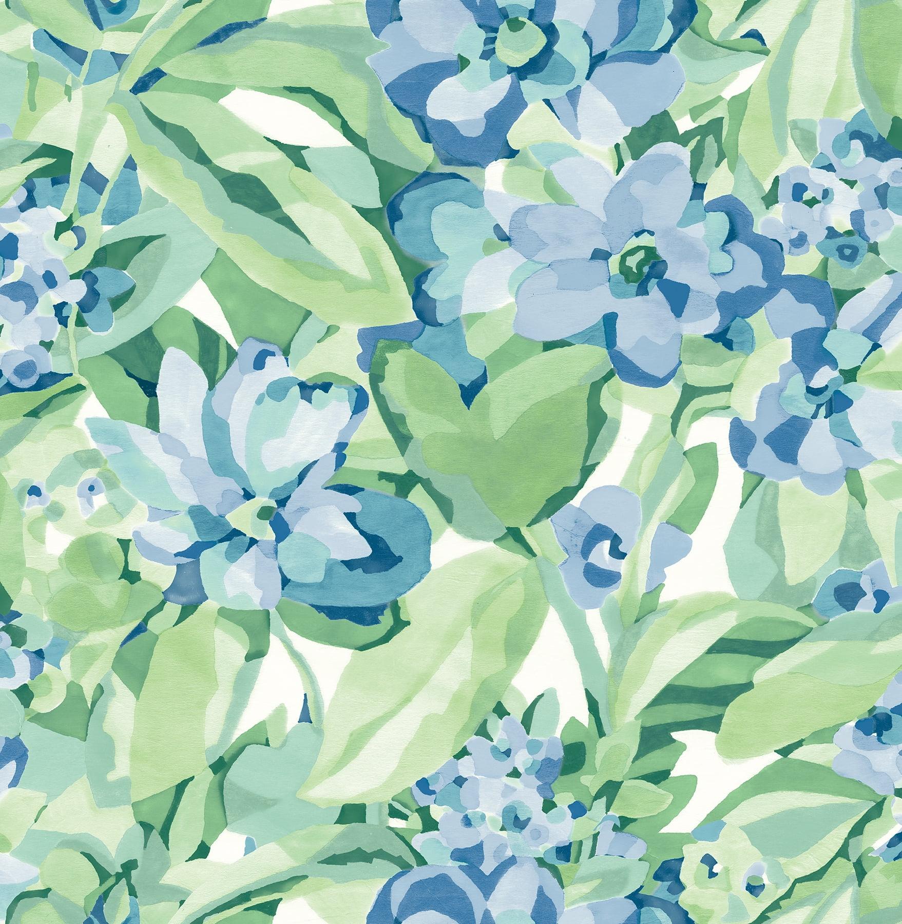 Caroline et Bettina Belles Fleurs Peel & Stick Floral Roll